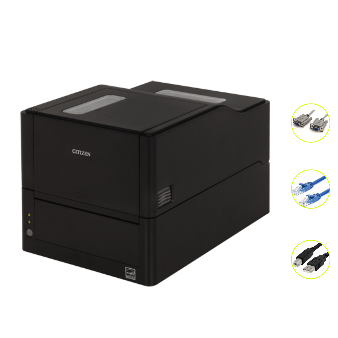 Thermal Transfer Label Printer Black
