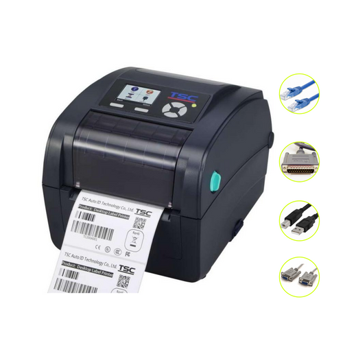 TSC TC200, 4” label Thermal and Direct Transfer printer with Real Time Clock & Guillotine cutter