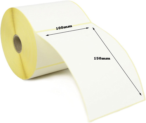 100mm x 150mm  Direct thermal 19mm core - box of 12 Rolls