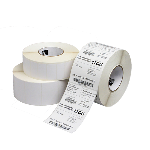 76mm x 48mm - White Thermal Transfer Labels, Permanent Adhesive, 76mm core, (2000/roll)