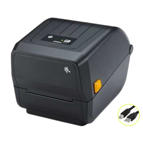 Black ZEBRA ZD220T Thermal Transfer Desktop Label Printer USB Black ZEBRA ZD220T Thermal Transfer Desktop Label Printer USB