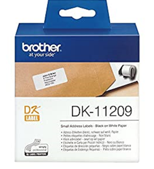 BROTHER LABEL SMALL ADDRESS 29X62 800/R WHITE