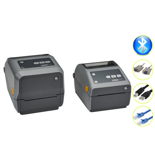 Zebra ZD621 Thermal Transfer Label Printer 300DPI Ethernet/USB/Bluetooth/Serial