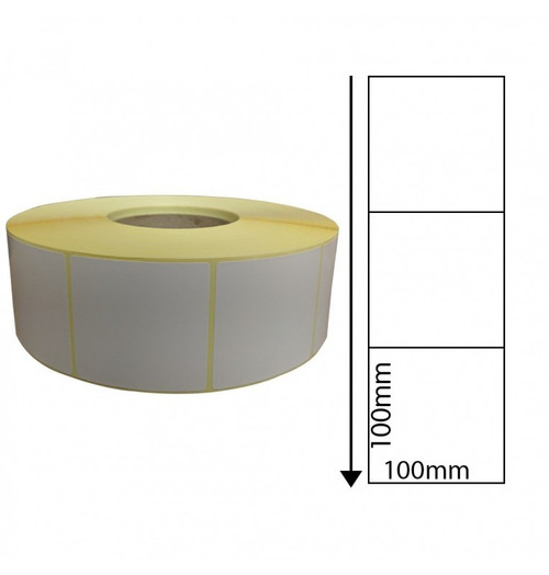 100mm x 100mm Thermal Transfer Synthetic label