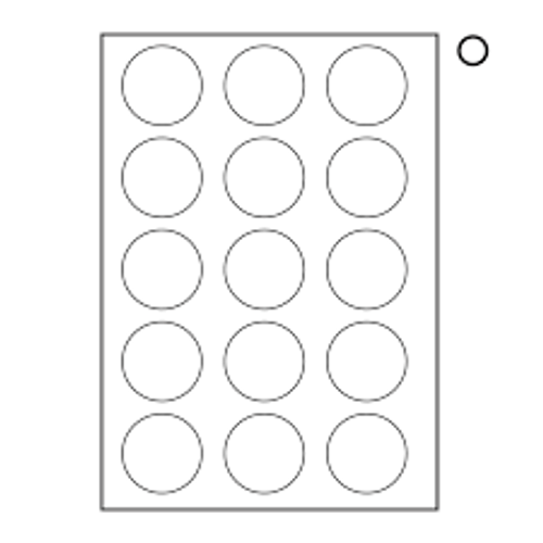 50mm Round Labels  Thermal Transfer