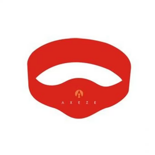 AXEZE WRISTBAND LGE RED SILICON 65mm