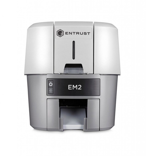 Front view of ENTRUST EM2 Direct-to-Card ID Printer