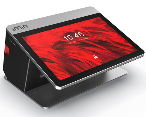 iMin Falcon 1 all-in-one Android 11 tablet POS with 10.1-inch touch screen and built-in thermal printer