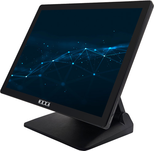 NEXA NP-2170 15-inch POS terminal with slim black touch display on angled stand