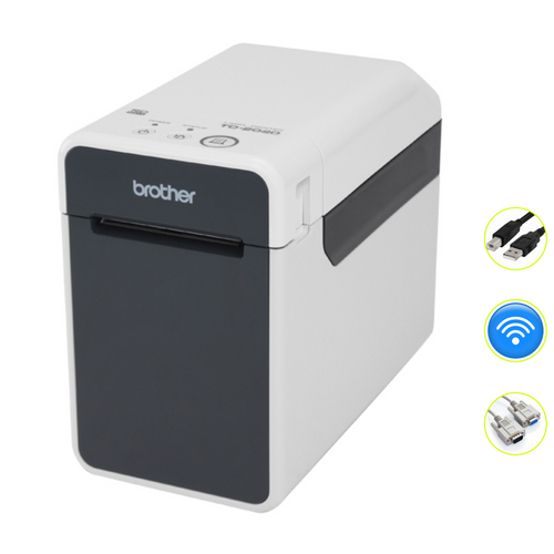 BROTHER PRINTER TD-2120N WRISTBAND & LABEL PRINTER WITH USB AND SERIAL & WIRELESS AND MOBILE OPTION