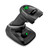 Zebra DS2278 cordless 2D barcode scanner seated in its black USB charging cradle