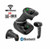 Zebra DS2278 2D-SR cordless Bluetooth barcode scanner kit with cradle shown in black