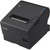 Epson TM-T88VII 612 direct thermal receipt printer front view with Ethernet, USB and Serial ports, black POS receipt printer with auto cutter
