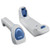Zebra DS8178-HC cordless healthcare barcode scanner with white desk or wall charging cradle