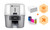 Entrust EM2 ID card printer bundle with 250 white cards, YMCKT ribbon and Instant ID Express software icons