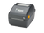 Zebra ZD421 203 dpi direct thermal label printer with USB and Wi-Fi, front angled view
