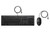 HP 225 wired keyboard and mouse combo AX2Y7AA with USB cables on white background
