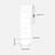 100mm x 50mm synthetic thermal transfer label roll on a 40mm core, 500 labels per roll