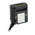 Side of the Cino FM-480 fixed mount scanner showing the two threaded mounting holes and the scan window aperture