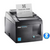 Star Micronics TSP143IIIBI Bluetooth thermal receipt printer in grey with printed receipt