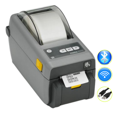 Zebra ZD410 direct thermal label printer with USB, Bluetooth and Wi-Fi