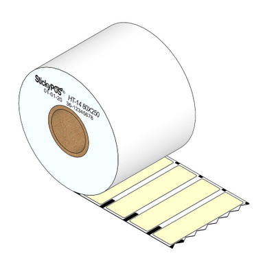 Rem Label LABEL THERM REM 80X76M CONTINUOUS BK/MK LINERLESS