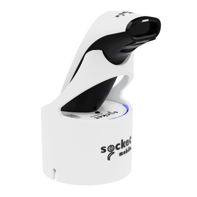Socket Mobile Magic Dock with scan to connect barcode on the top face