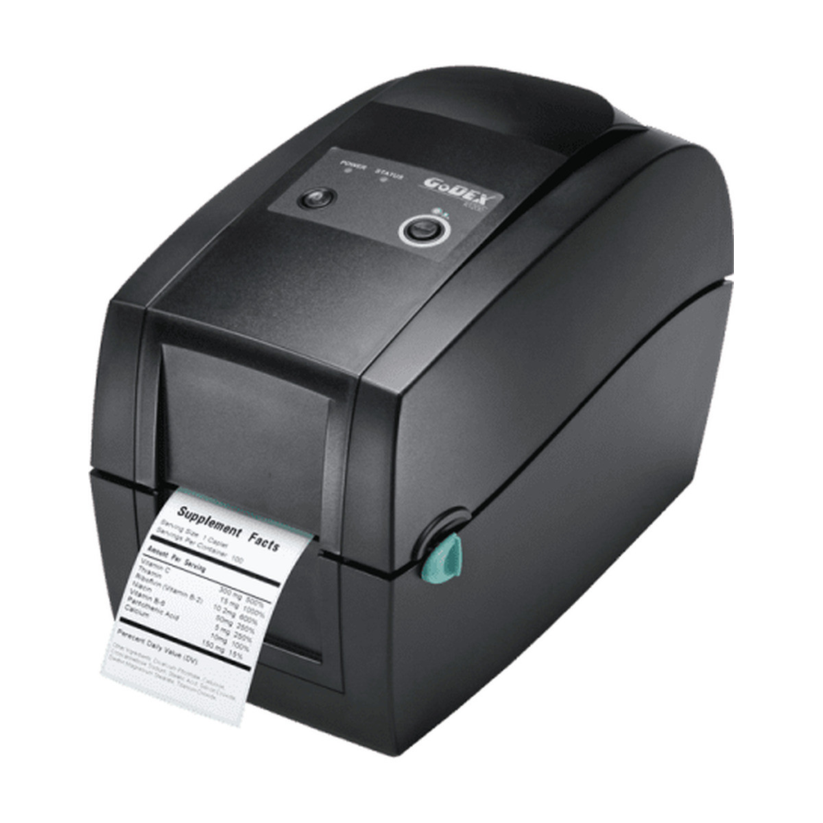 GoDEX RT230 label printer, front view