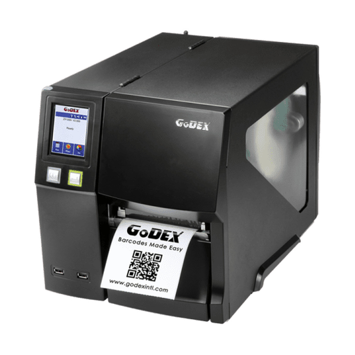 GoDEX ZX1300Xi label printer, front view