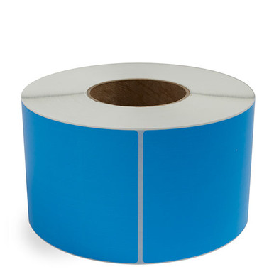 Blue Transfer Label 101 x 36mm 40mm Core, Box of 10