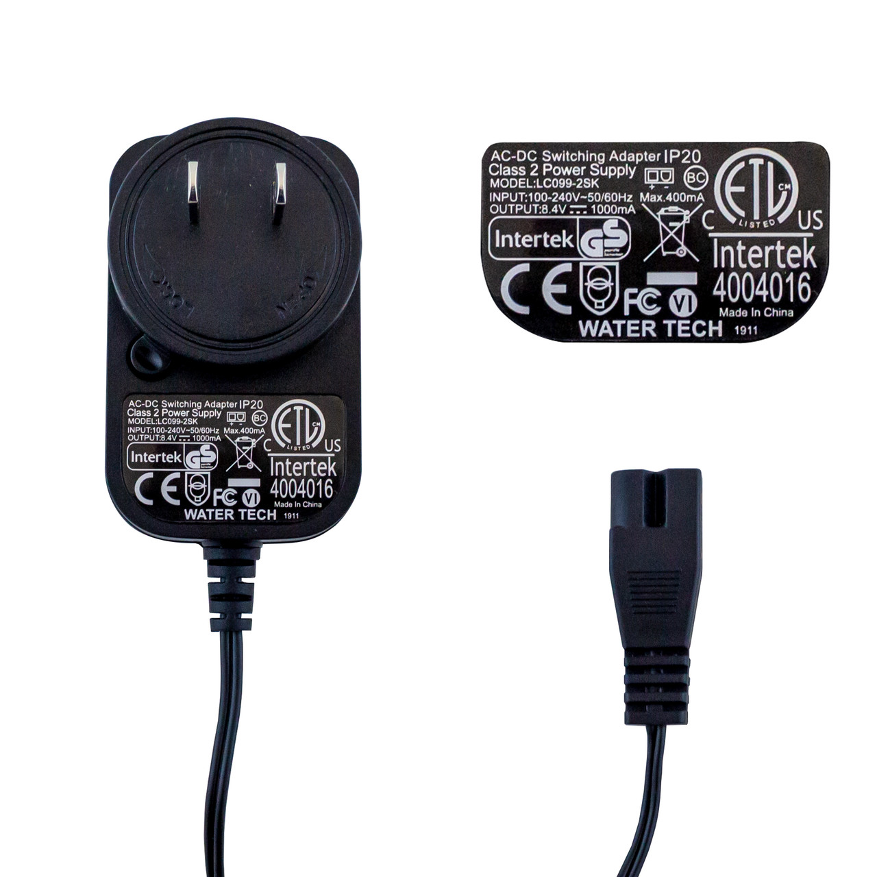 LC099-2SK -Wall Product Charger for Next Generation Motor Box Catfish Li,  Catfish Li Ultra, Pulse, Centennial Li, Hydro 500, Volt FX-4 Li, Speed Vac  