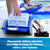 Cordless Robotic Pool Cleaner with large debris cartridge