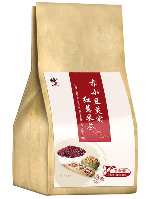 Xiu Zheng Red Bean Barley Gorgon Red Bean Coix Seed Health Tea 5g x 30 Bags