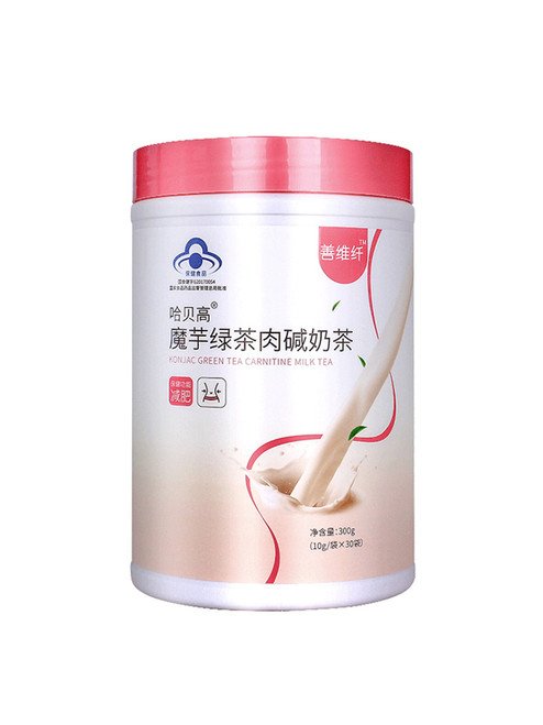 Shan Wei Qian HEBESTG Konjac Green Tea Carnitine Milk Tea 10g * 30 Bags