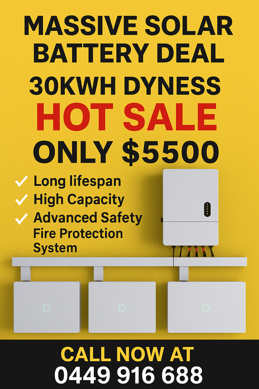 Dyness Solar Battery Rebate – The Smart Choice for Energy Independence