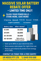 Power Up Your Savings with the Latest Solar Battery Rebates in Australia!