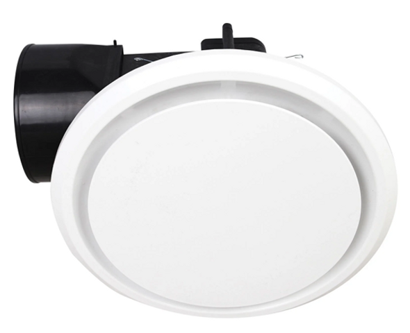 Novaline II Small Round Exhaust Fan BE3400SPWH for Bathroom Ventilation