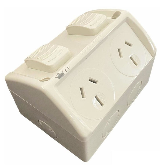 15A Double GPO Power Point Waterproof 15A Double GPO Power Point Waterproof