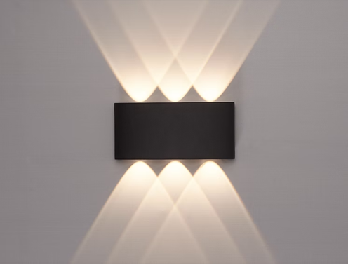 6W Modern LED Up & Down Wall Light – Adjustable Beam