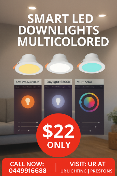 VIVID Smart LED Downlight - Bluetooth & RGB Lighting
