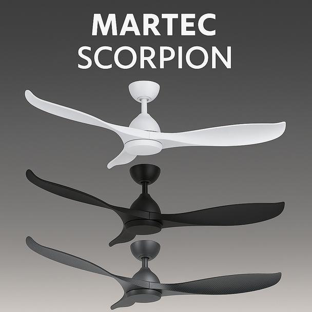 Scorpion DC Ceiling Fan | MSDC133W / MSDC133M / MSDC133GC