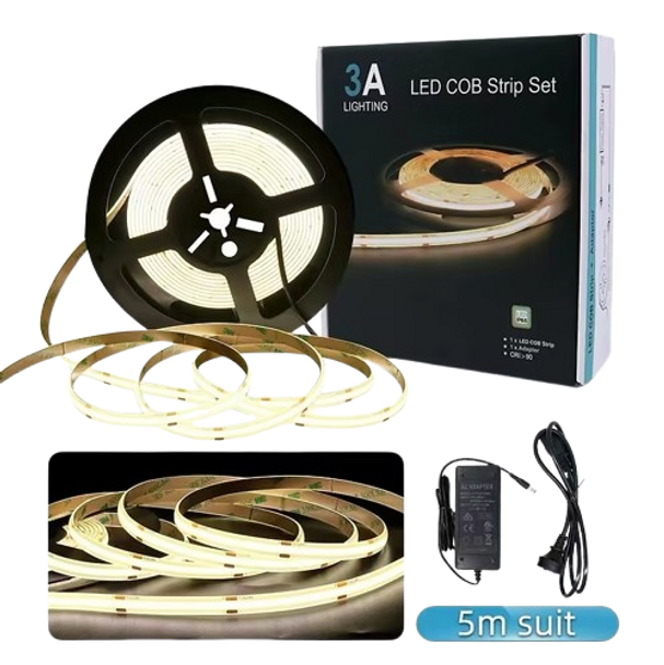 9.6w LED COB Strip 3A-COB-24V-480D-5M IP65