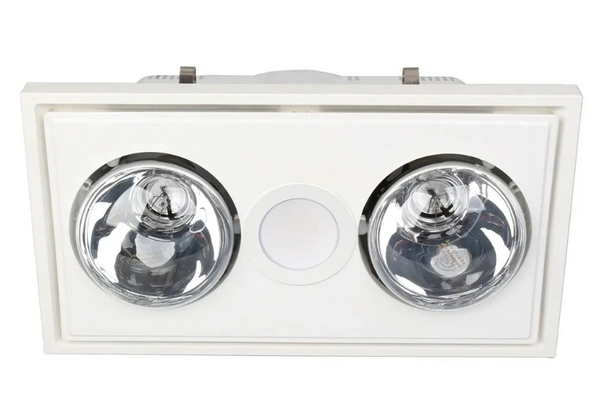 Midas 3-in-1 Bathroom Heater with Exhaust Fan and LED Light