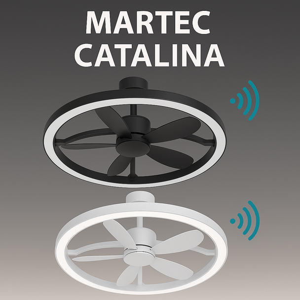Catalina DC 21″ Smart Ceiling Fan With LED Light & WiFi | MCDC500M & MCDC500W