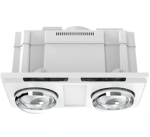 Brilliant White Airforce 2 lights 3-in-1 Bathroom Heater