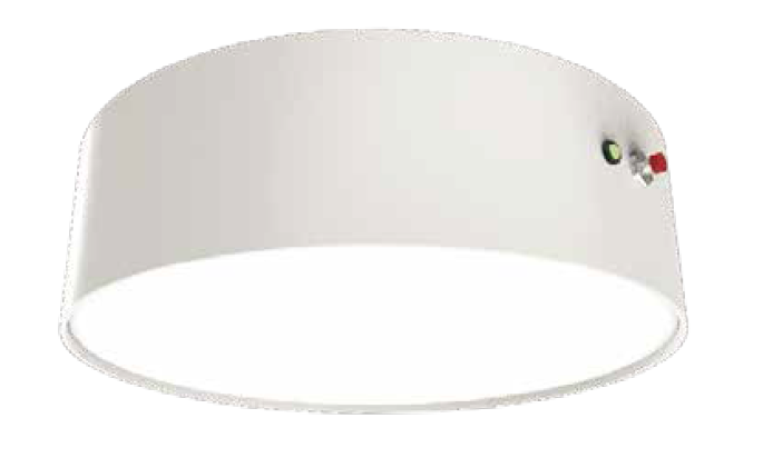 20W Surface Mount LED Oyster Emergency 220mm