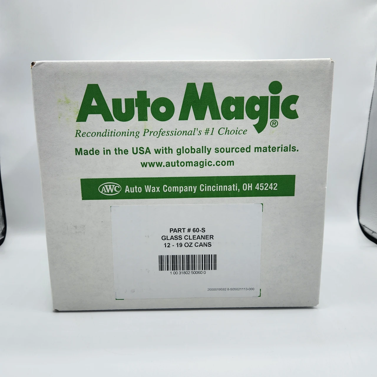 Auto Magic GLASS CLEANER 1 Case (12 Cans)