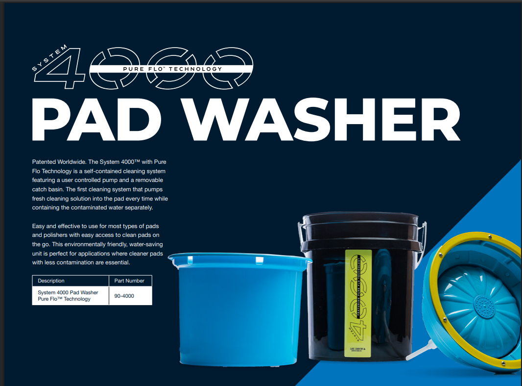 Lake Country MFG Pad Waher