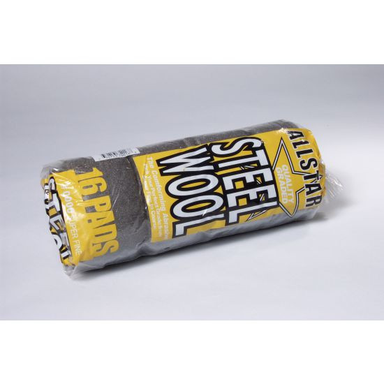 AllStar Steel Wool Pads 0000 grade (pack of 16)