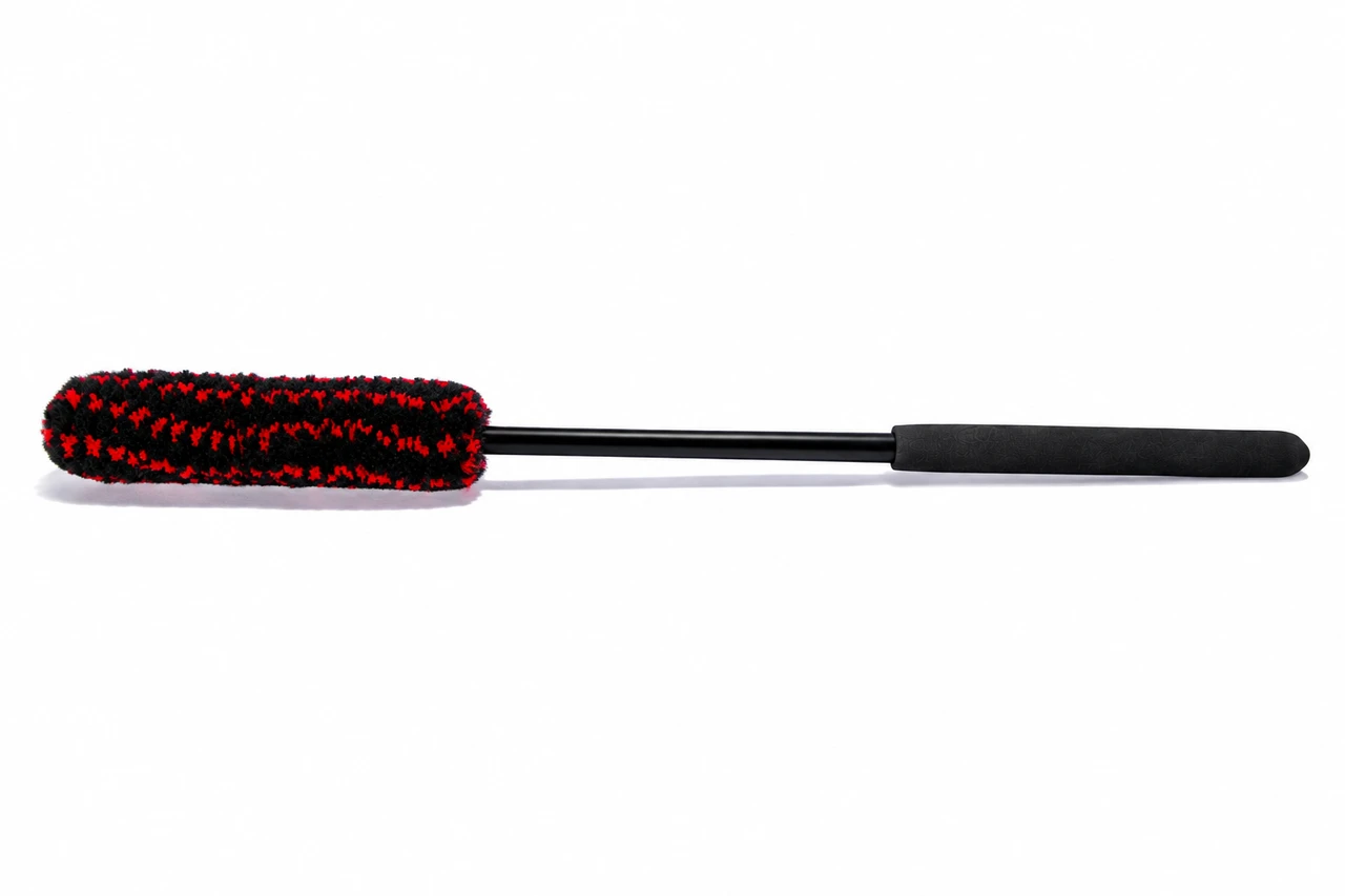 12" Small Spoke Brush with Black Anti-Slip Grip